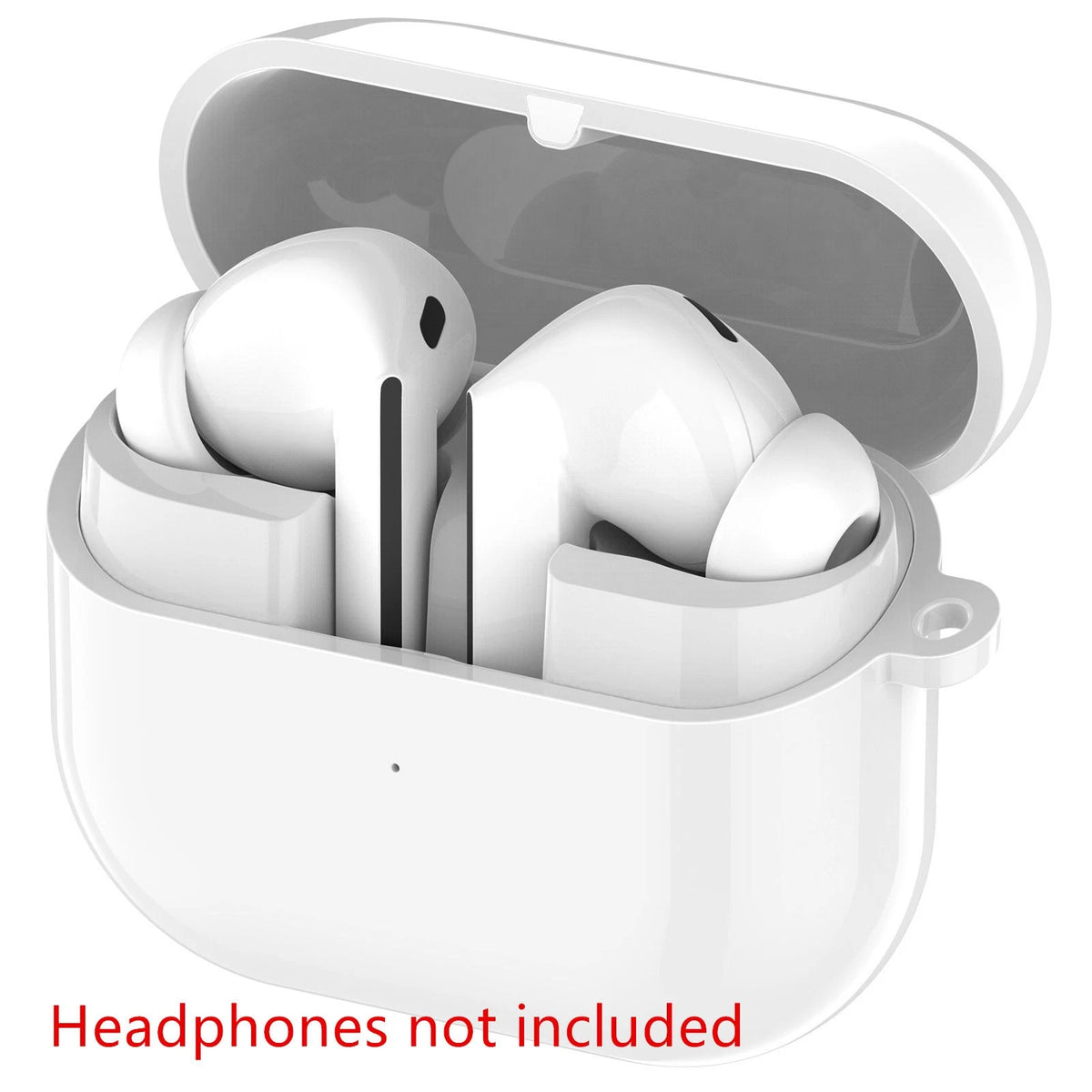 1Pc Charging Box White w/ Cable For Samsung Galaxy Buds3 Pro SM-R630 Earphones