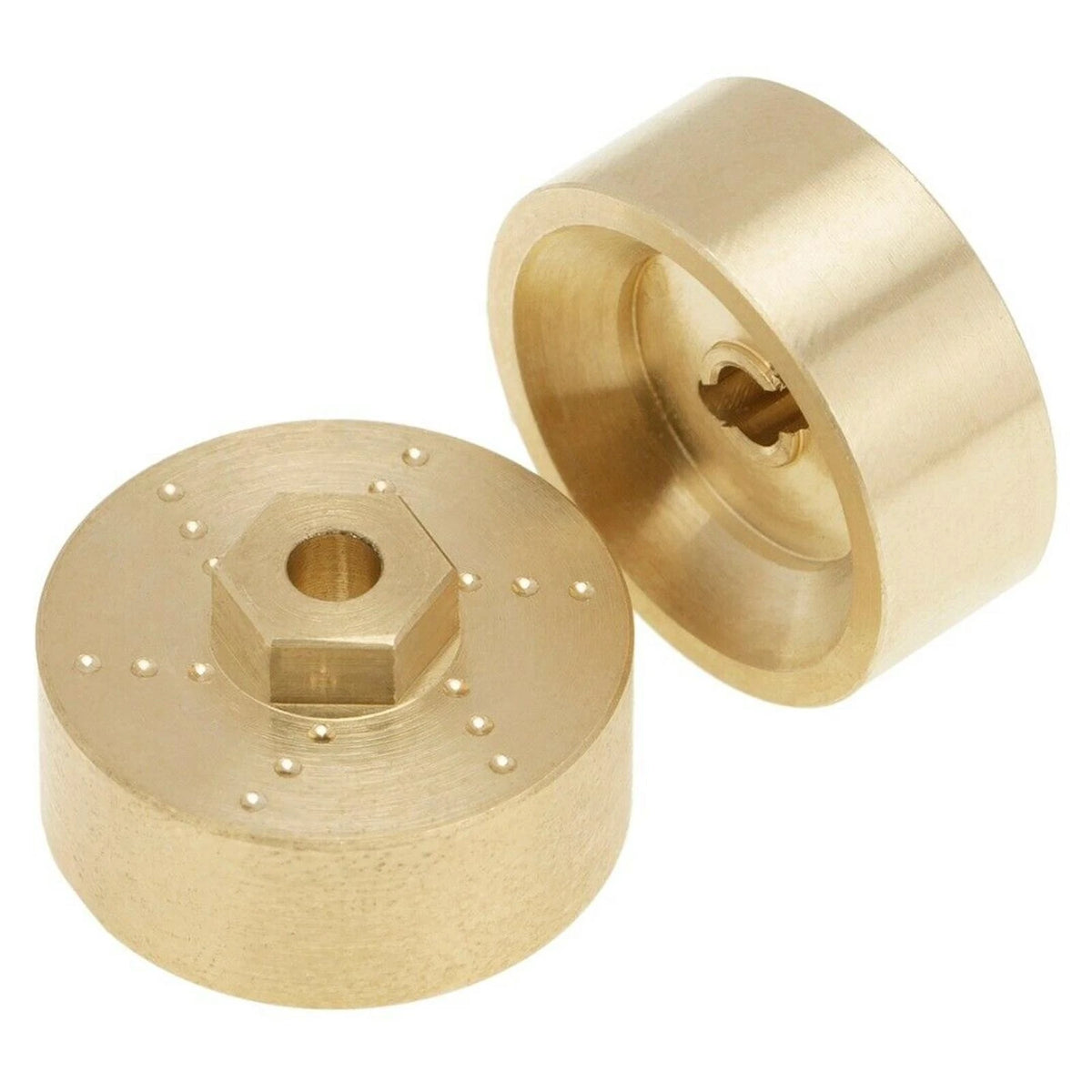 1/24 6mm Brass Widened Wheel Hub Counterweights For  Axial SCX24 90081 RC Car