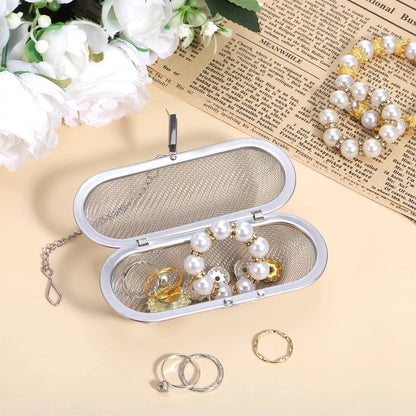 2 Pcs Ultrasonic Cleaner Baskets for Small Parts Washer Basket...