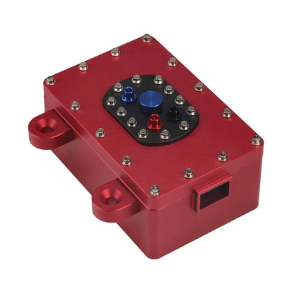 Red CNC Metal Scale Fuel Cell Receiver Box for SCX10 PR10 TRX4 1/10 RC Crawler v