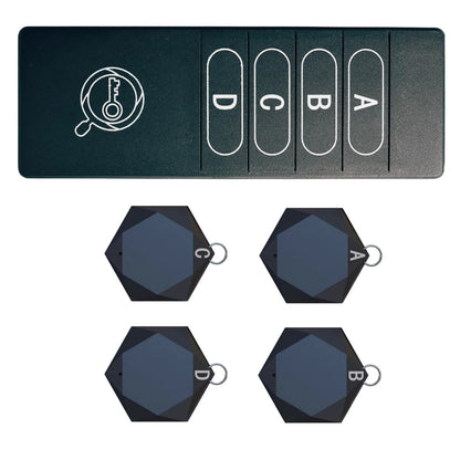4-in-1 Key Finder Wireless Alarm Anti Lost Key Wallet Tag Tracker Accessories