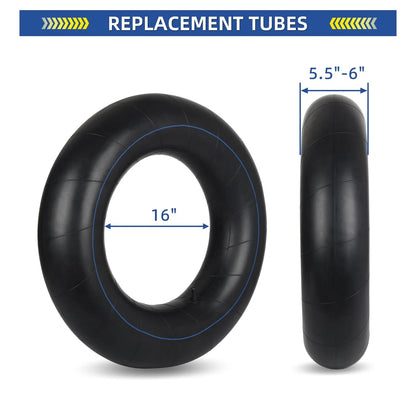 GICOOL 5.00/5.50/5.90/6.00-16 Butyl Inner Tubes, 5.00/5.50/5.90/6.00-16,TR15
