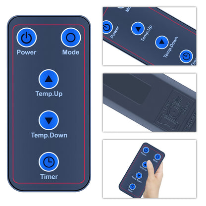 Remote Control For Comfort Zone Wood Cabinet Space Heater CZ2032 CZ2062 CZ2022
