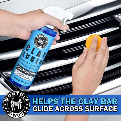 Wontolf Complete Clay Bar Kit, Car Detailing Kit for CLAYLUB01