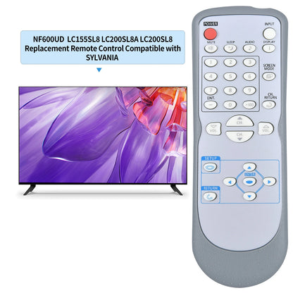 NF600UD Remote Control For Sylvania GFM TV LC155SL8 LC155SL8P LC200SL8