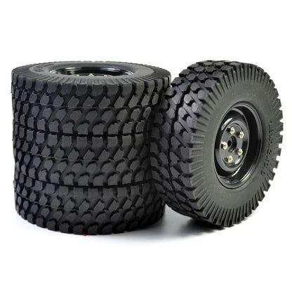 4Pack Wheel Tires Tyres Repalcement For Axial SCX10 D90 TF2 MST CC01 1/10 RC Car