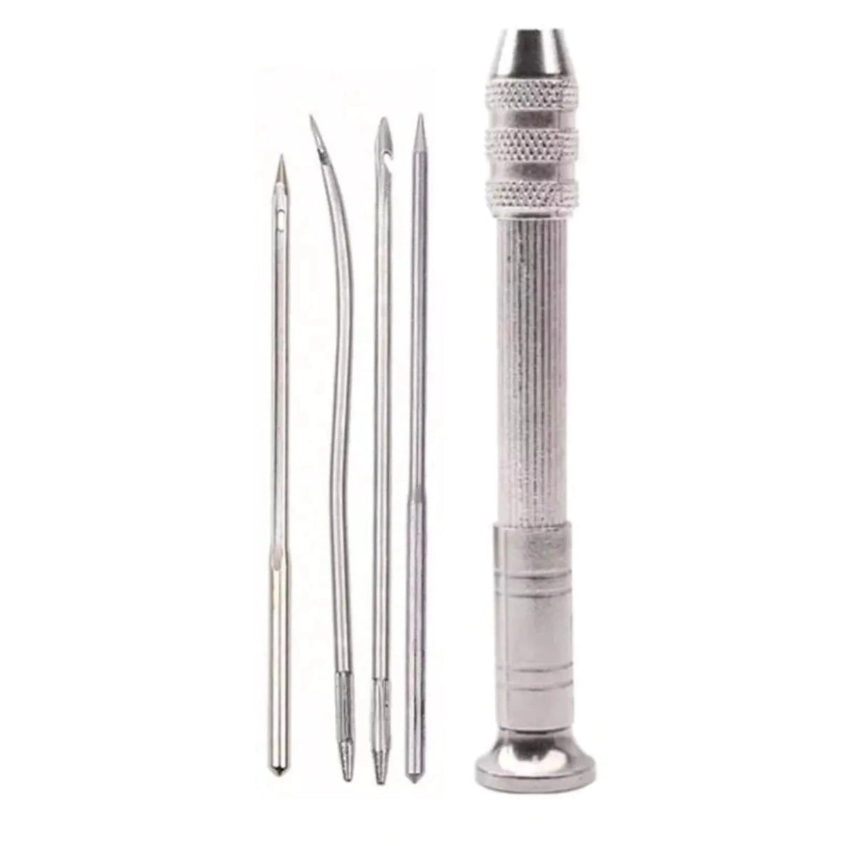 Leather Sewing Awl Set Shoes Repair Punch Stitching Needle Alloy+Copper