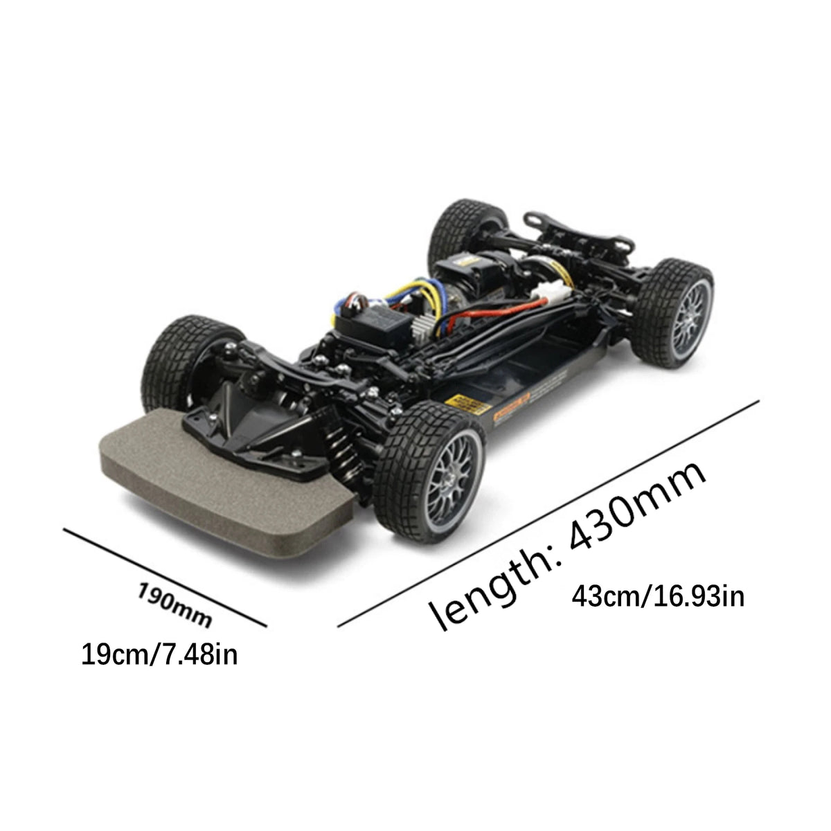 Heat Dissipation Dust Cover Waterproof Case For 1:10  Model TAMIYA TT-02 RC Car