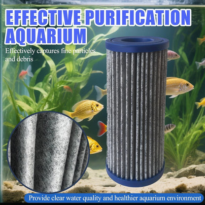 2PCS Upgraded Activated Carbon Micron Cartridge Replacement for Black