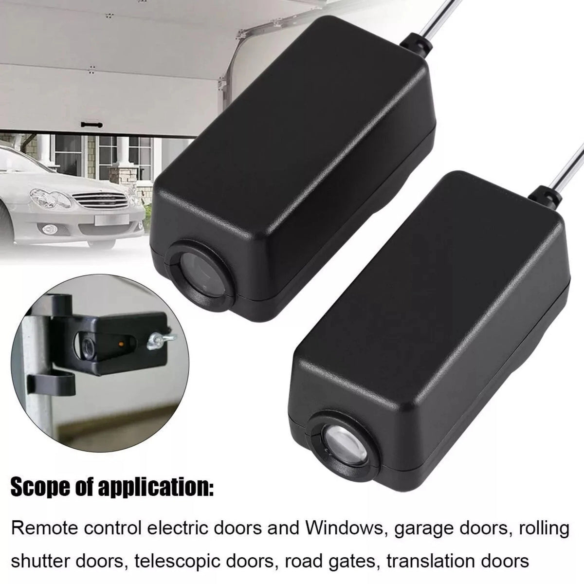 For Sears/Liftmaster Garage Door Safety Sensor 2610459 Universal Compatibility