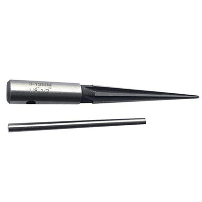 2Pcs 3-13/5-16mm Steel Guitar Tapered Reamer Tungsten For Guitar Repairing Tool;