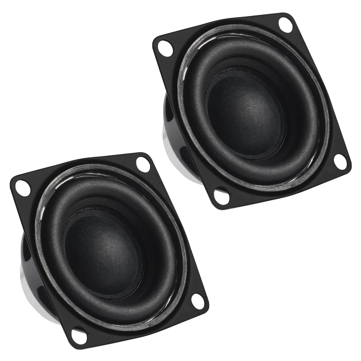 DWEII 2Pcs 2" 2inch 4Ohm 10W Full Range Audio Speaker Stereo Woofer 2PCS