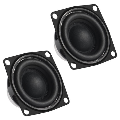 DWEII 2Pcs 2" 2inch 4Ohm 10W Full Range Audio Speaker Stereo Woofer 2PCS