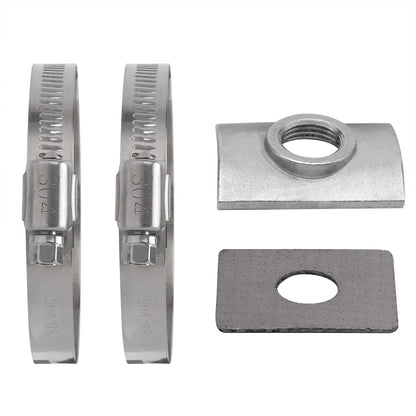 Fuel Injection Oxygen Sensor Bung with Band Clamp Kit Weld On M18 x 1.5 60012