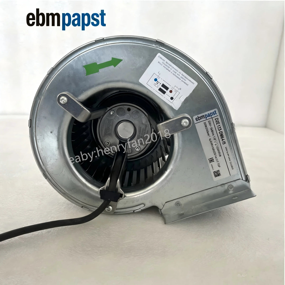 D2E133-DM64-I5 for ebmpapst AC 230V for Inverter Cabinet Centrifugal Cooling Fan