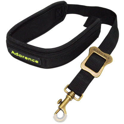 adorence Saxophone Neck Strap (Metal Swivel Snap, Pad, One Size, Black