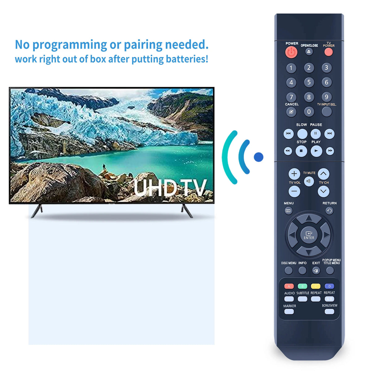 AK59-00070D Remote Control For Samsung DVD Player BDP1500