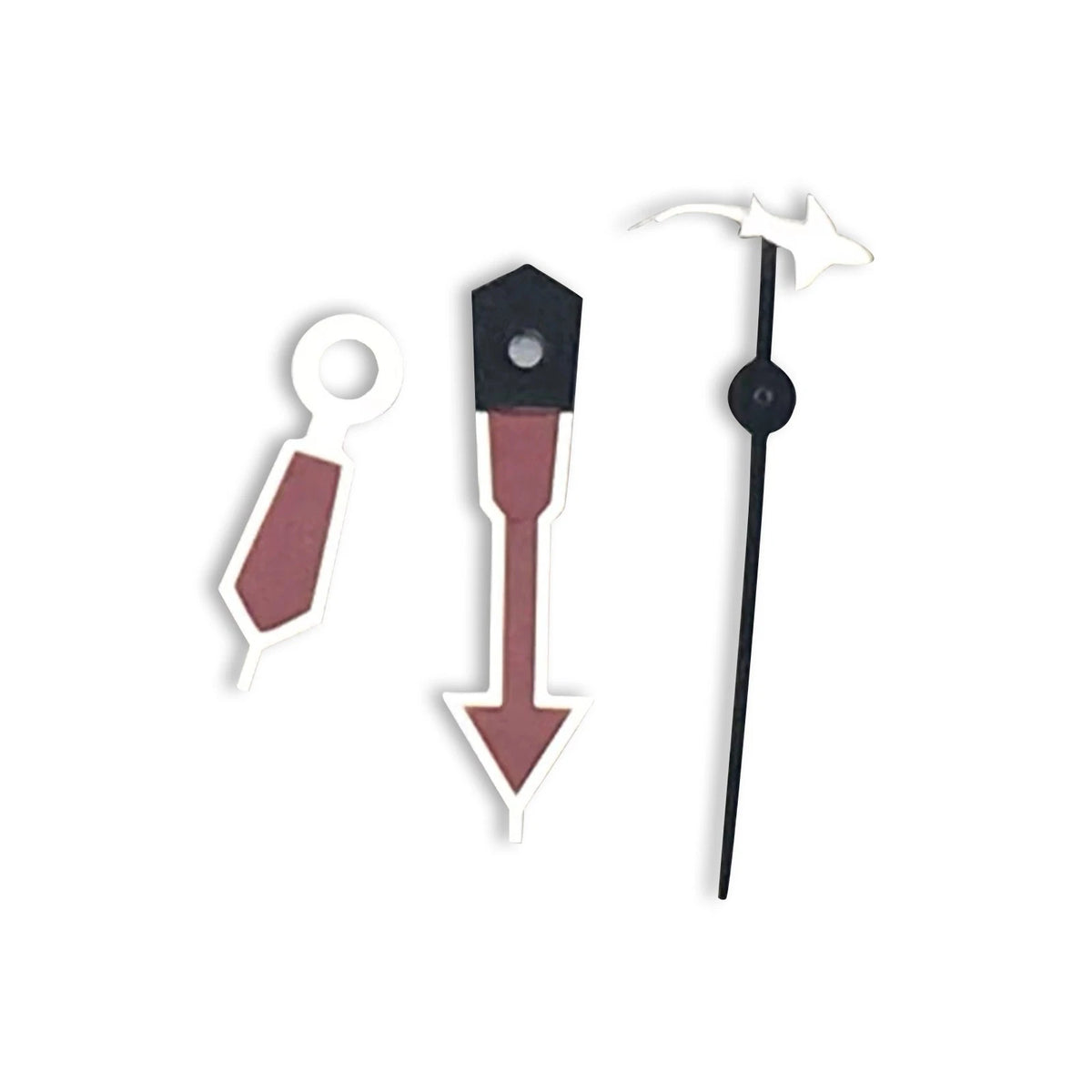 Automatic Movement Red Fish Stainless Steel Watch Hands Set For NH35 NH36