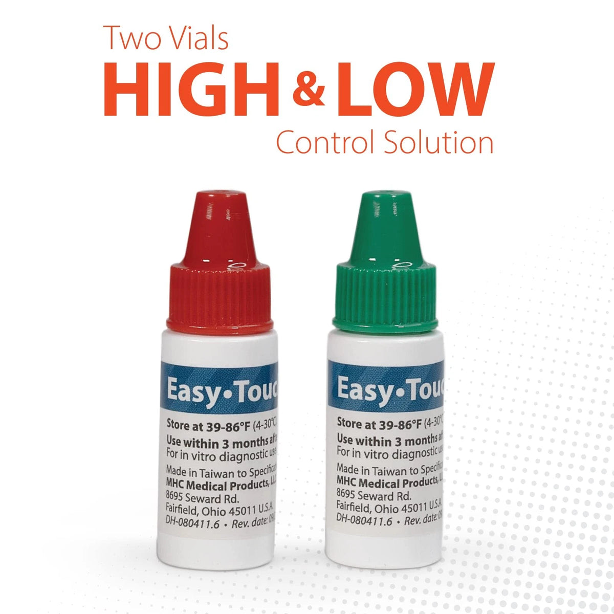 Easy Touch Control Solution Glucose Monitor Kit - Hi & 1 Count (Pack of 1)