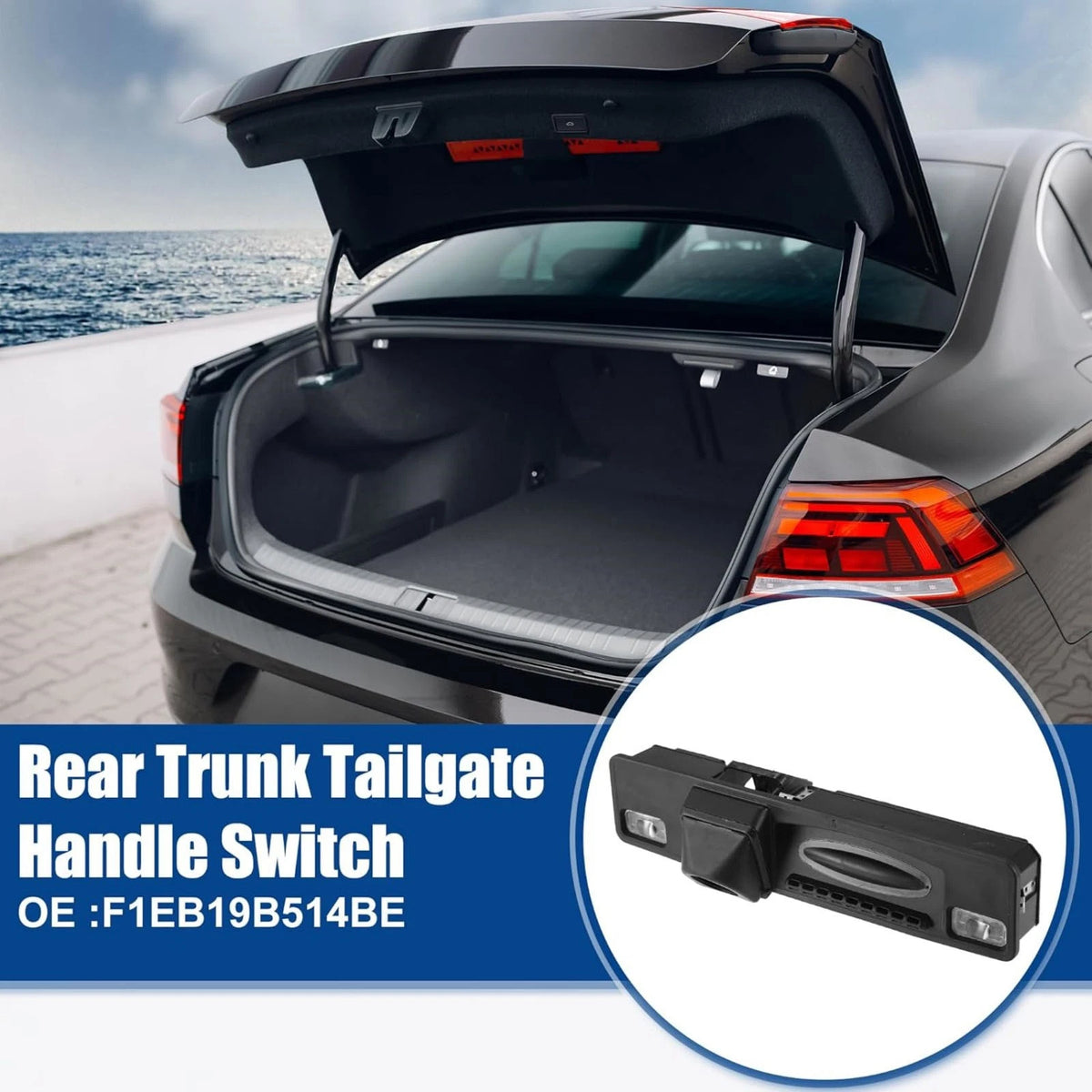 Trunk Door Release Switch F1EB-19B514-BC For Ford Focus 2012-2018 Hatchback