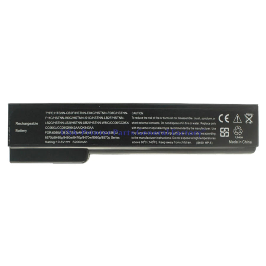628666-001  For HP 6360t ProBook 6470b 6475b 6465b 6570b 6565b CC06XL Battery