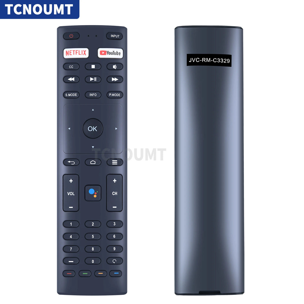 Voice Bluetooth Remote Control For Konka JVC TV RM-C3329 RM-C3359 RM-C3369 -