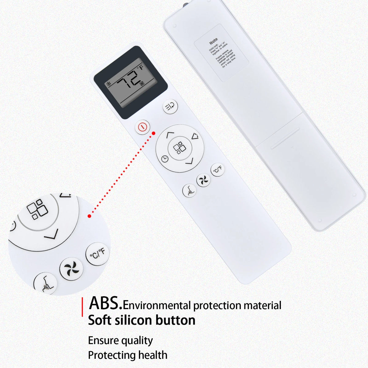 Remote Control For Black+Decker Portable AC BPT06WTB BPT05WTBA BPT10WTB