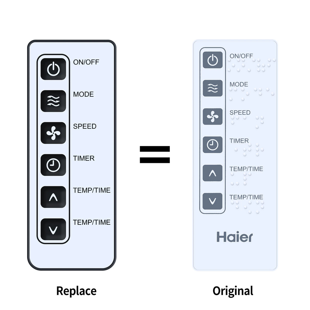 Replacement Remote Control For Haier HWR05XCR-L HTWR10XCR HWR05XCM HWR05XCM-L