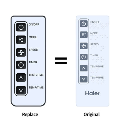 Replacement Remote Control For Haier HWR05XCR-L HTWR10XCR HWR05XCM HWR05XCM-L