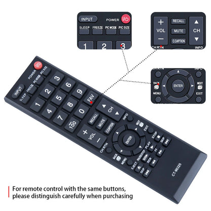 CT-90325 Remote Control For Toshiba TV 19AV600U 22AV500U 26AV500U 32AV500U