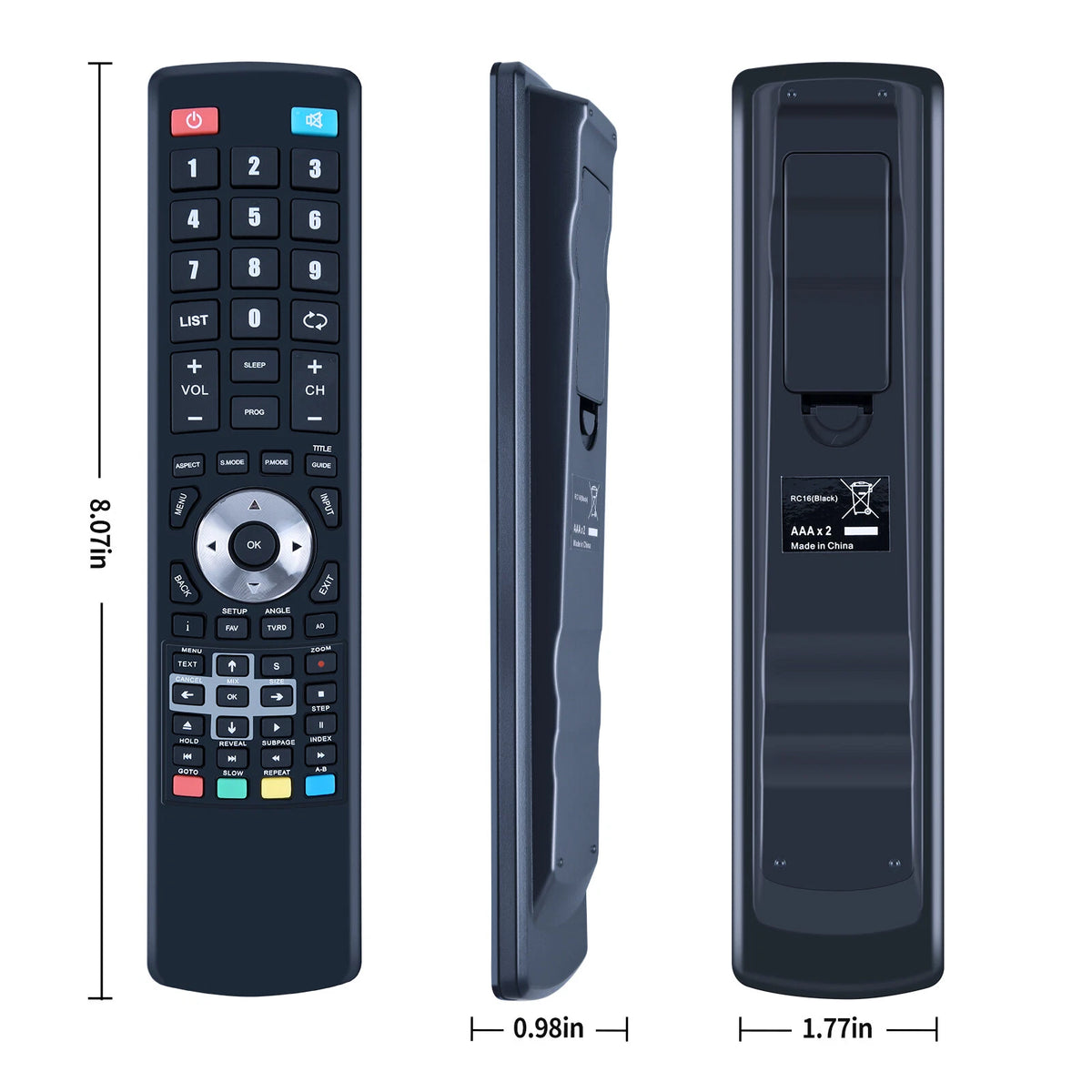 RM-C3171 Remote Control For JVC TV LT-22E53B LT-40E710 LT-42C550 LT22E53B