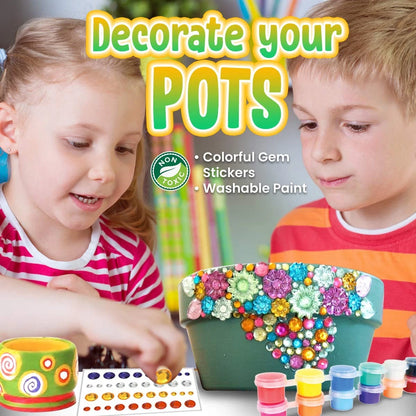 Insnug Mini Kids Pottery Wheel: Complete Painting Kit for Small, Blue