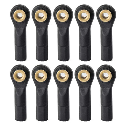 WEFEINO 10Pcs Plastic M3 CW 30mm Tie Rod End Ball Joint Link