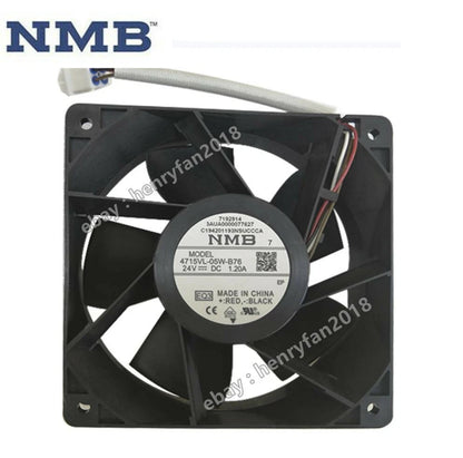 NMB Fan 4715VL-05W-B76 DC24V 1.20A 120*120*38mm Cooling Fan Inverter Fan ACS880