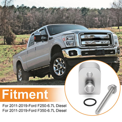 MAP Air Intake Temperature Sensor Spacer Anti-Soot for 2011-2019 Ford F250/F350