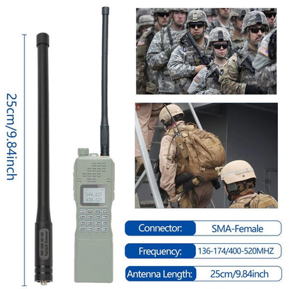 SMA-Female Tactical Antenna For BaoFeng AR-152 UV-5R Two Way Radio Accessories B