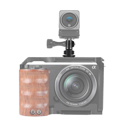 Mini Tripod Mount Alloy Adapter 360 Swivel Disc Reinforced 1/4" Screw For GoPro