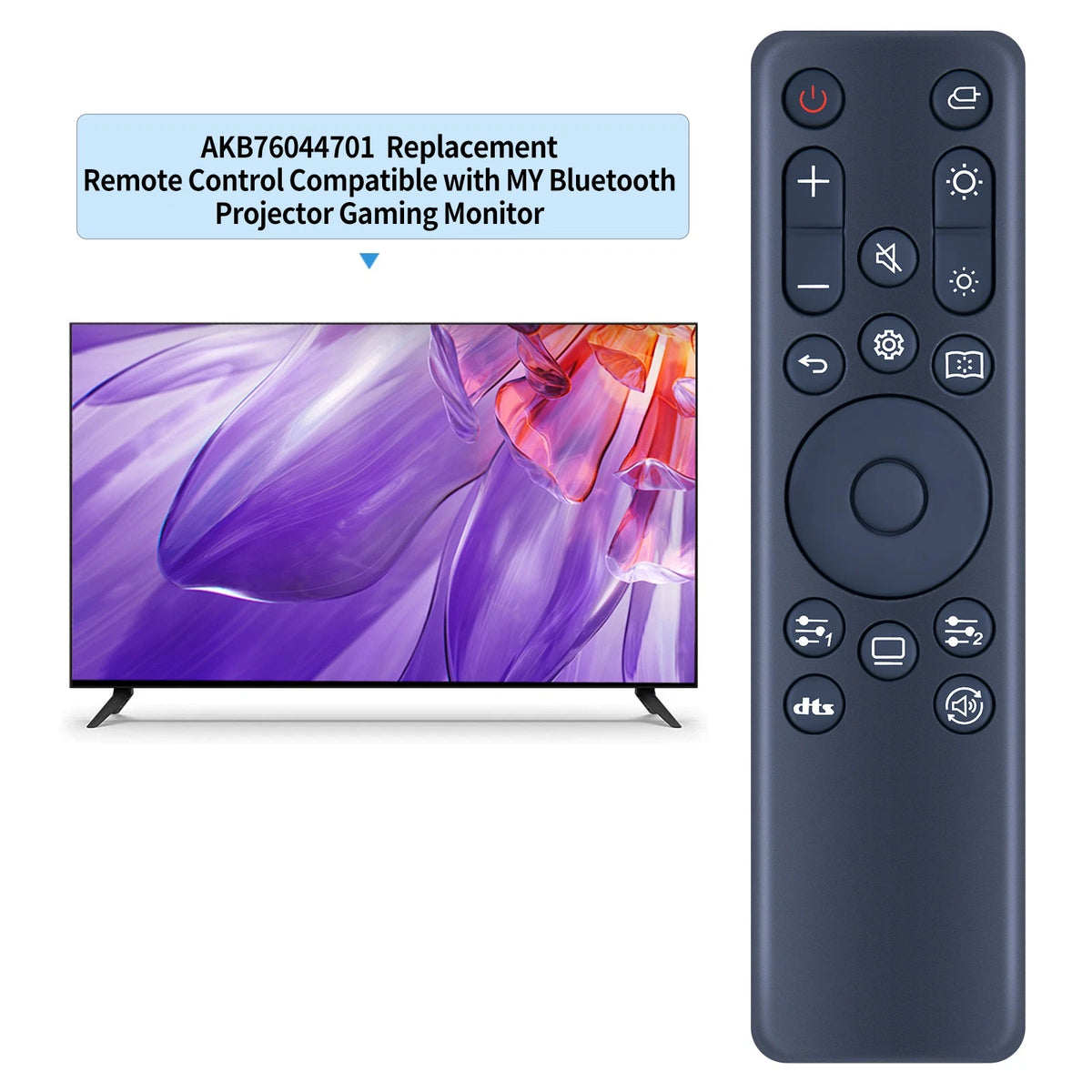 AKB76044701 Replace Remote Control For LG UltraGear OLED QHD Gaming Monitor