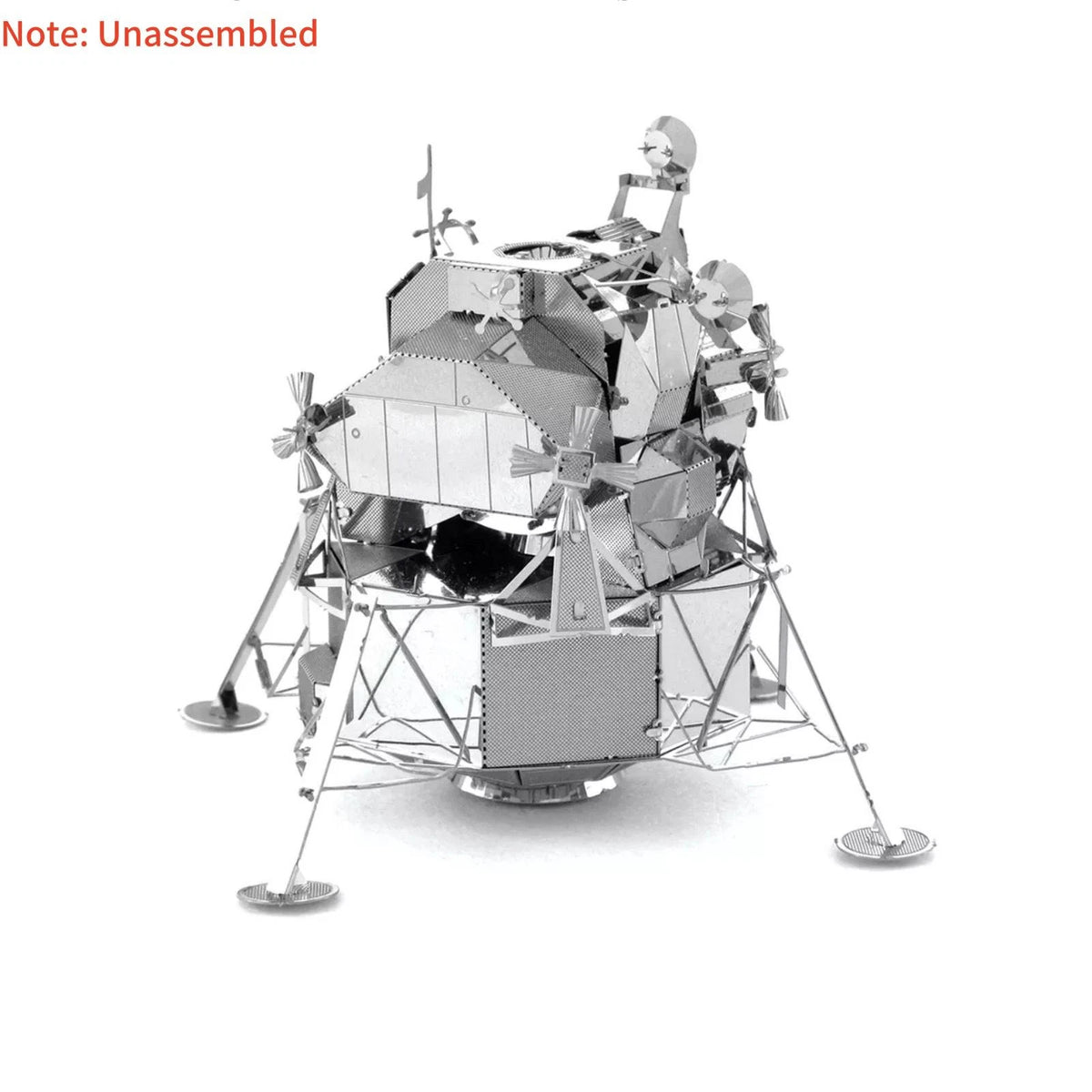 8cm DIY Metal USA Apollo Lunar Module 1/50th Scale DIY Model Kit Toy Gift