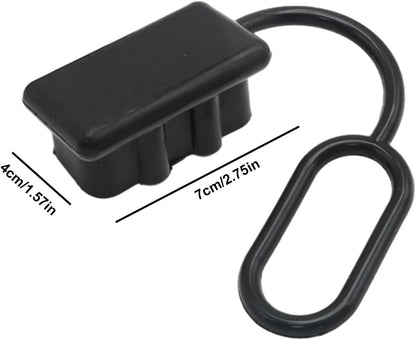 2Pcs 175 Amps Battery Quick Connector Rubber Cover Hard Boot Cap Keep...