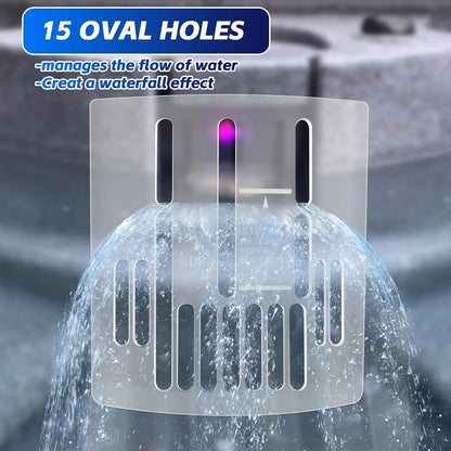 Spa Waterfall Grate, Clear Hot Tub Filter, 8.81"x7.83" Outdoor Tubs...