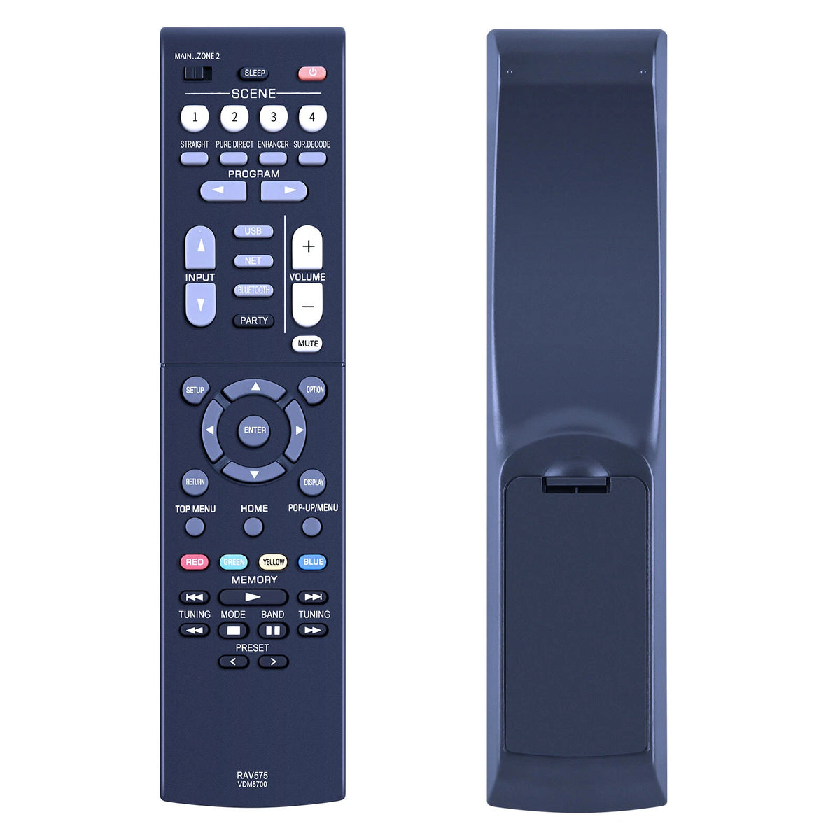 RAV575 VDM8700 Remote Control For Yamaha AV Receiver RX-V6A RX-V6ABL TSR-700