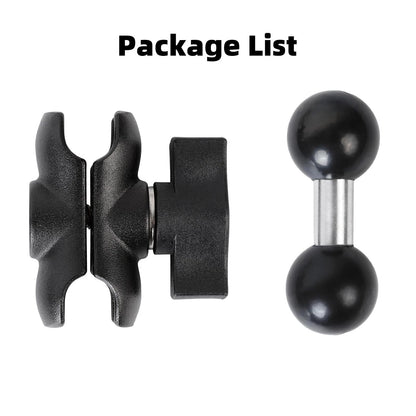 FPN Double Socket Arm with 1" Ball Adapter Compatible RAM B Black