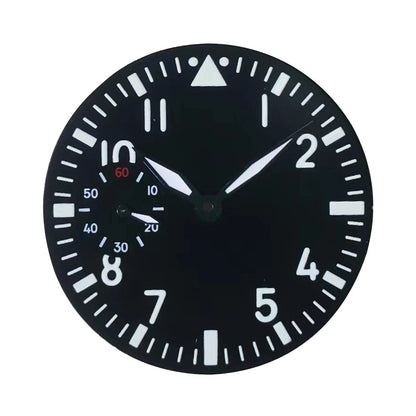 38.9mm Green Luminous Watch Dial Face+Hands For Seagull ST3600 ETA 6497 Movement