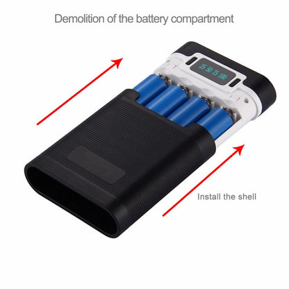 Dual USB Ports 5V/2.5A Portable Power Bank Case Housing With Charging Module