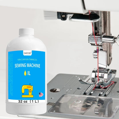 32 oz Fine Light Sewing Machine Oil and Lubricant, Commercial & 32 oz, clear