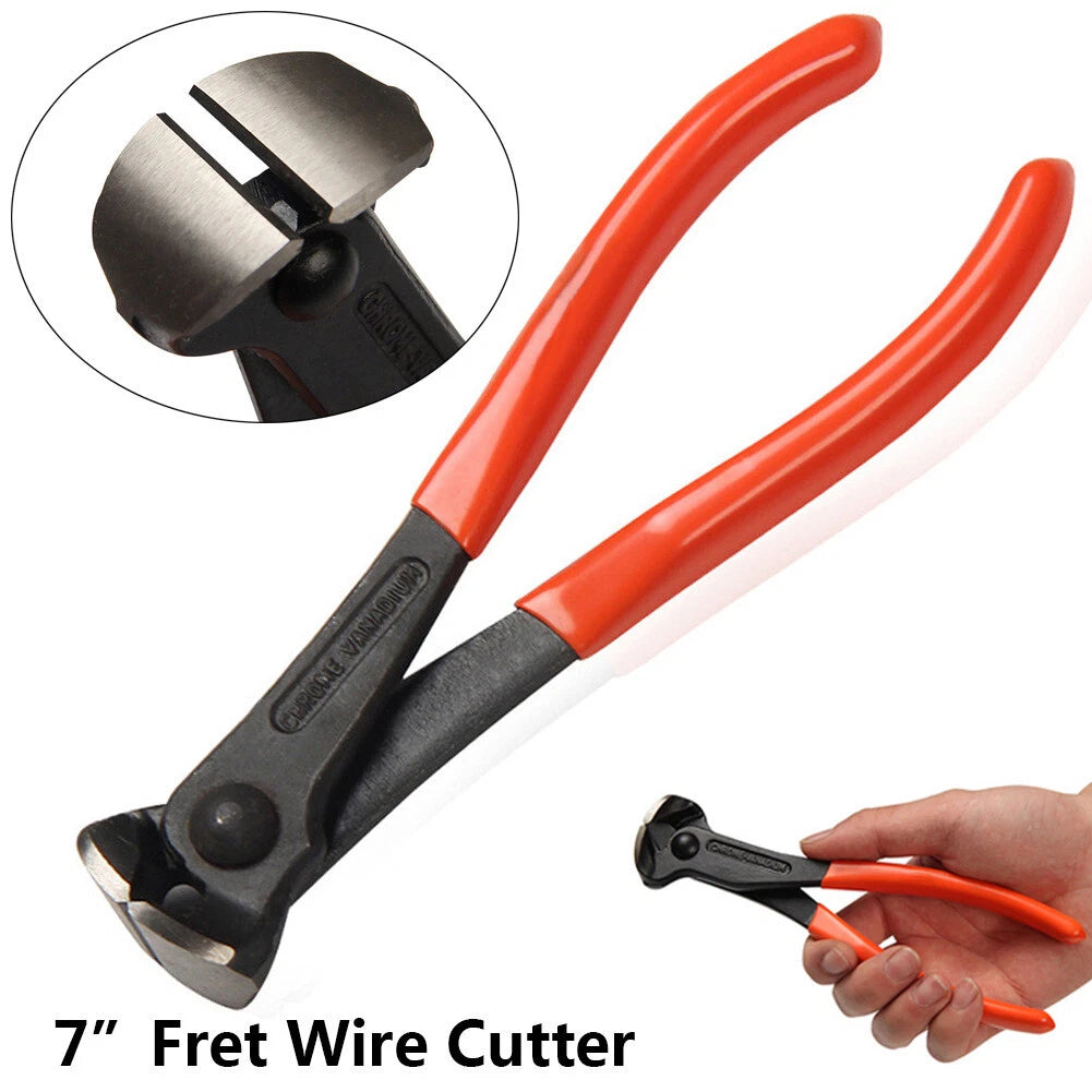 Steel 7" Professional Guitar Fret Wire Cutter Nipper Puller Plier Luthier Tool