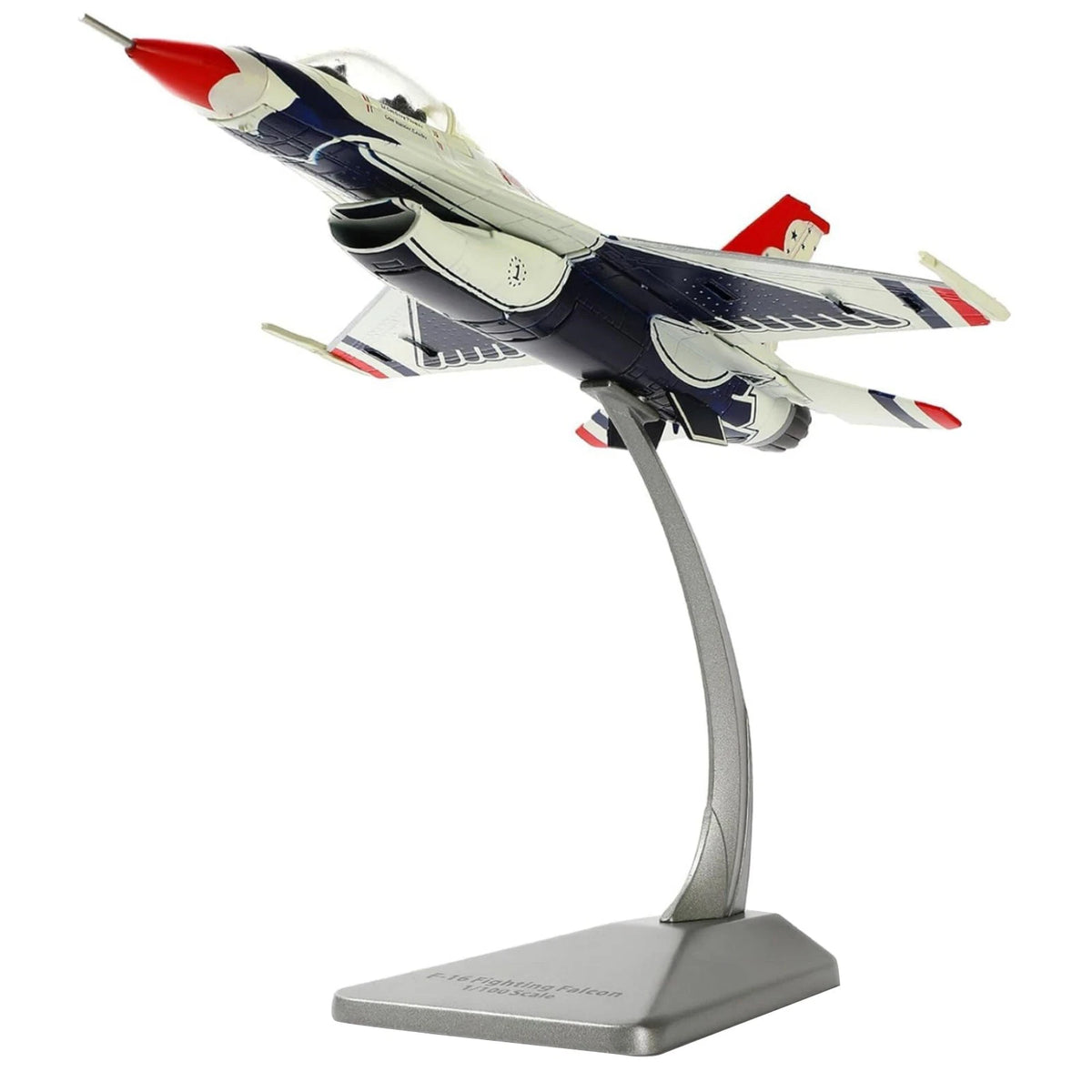 1/100 F-16 Fighting Falcon Thunderbirds Alloy Model 15.5cm Desk Top Gift