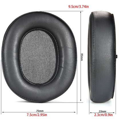 Black Headset Earpads Ear Cushions Ear Pads For COWIN SE7/SE7 PRO Headphone