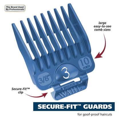 Wahl Clipper  Secure-Fit™ Attachment Guard 14 Piece, Color